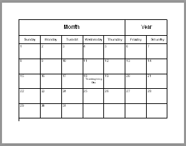Calendar cell alignments