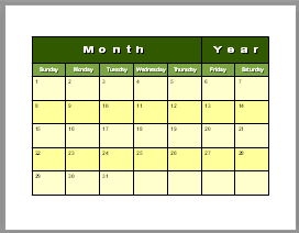 Finished Calendar